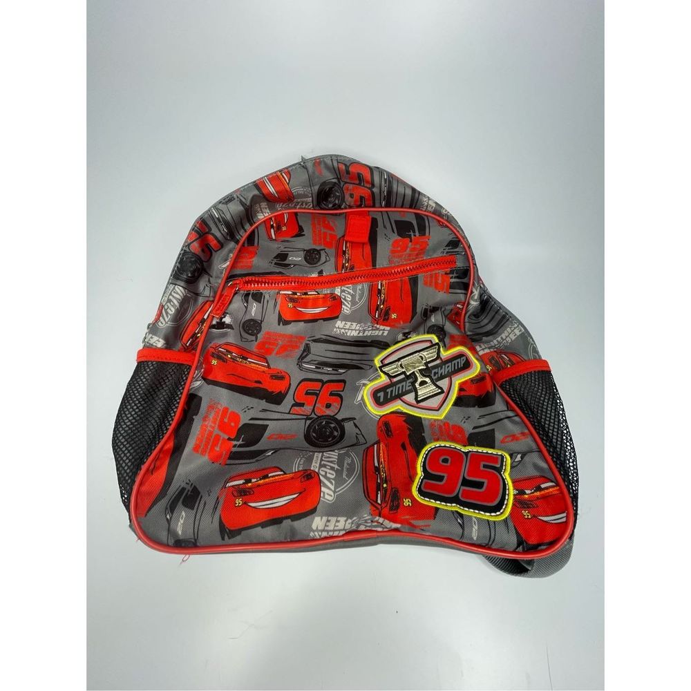 Used Toonstyle Disney Cars Lightning Mcqueen Back Pack READ